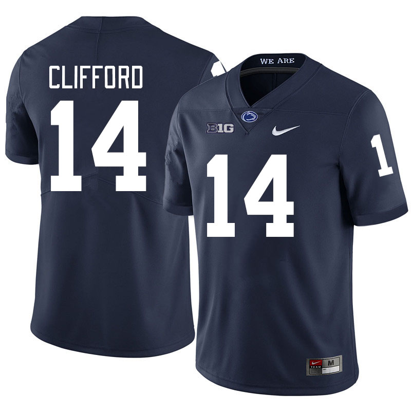 Penn State Nittany Lions #14 Sean Clifford College Football Jerseys Stitched Sale-Navy